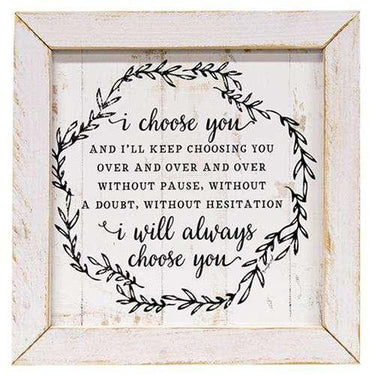 I Choose You Framed Print - The Fox Decor